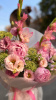Розовый авторский букет на свидание