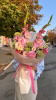 Розовый авторский букет на свидание